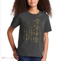 Best Pop Pop Ever Camouflage American Flag FatherS Day Kids T-Shirt thumb 2