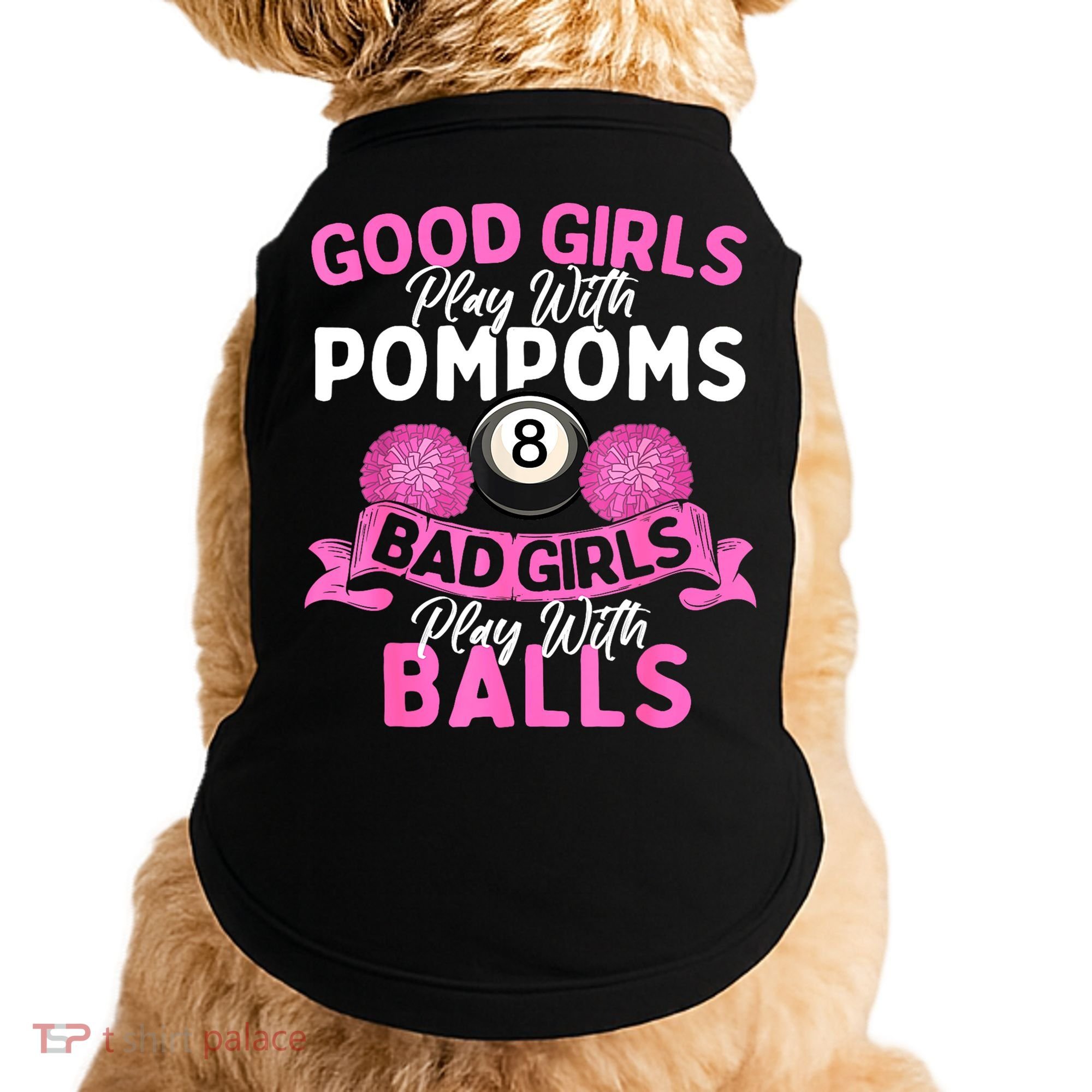 Balls Pool Player Lover Good Girl Play With Billiards Gift Ideas Doggie Tank
