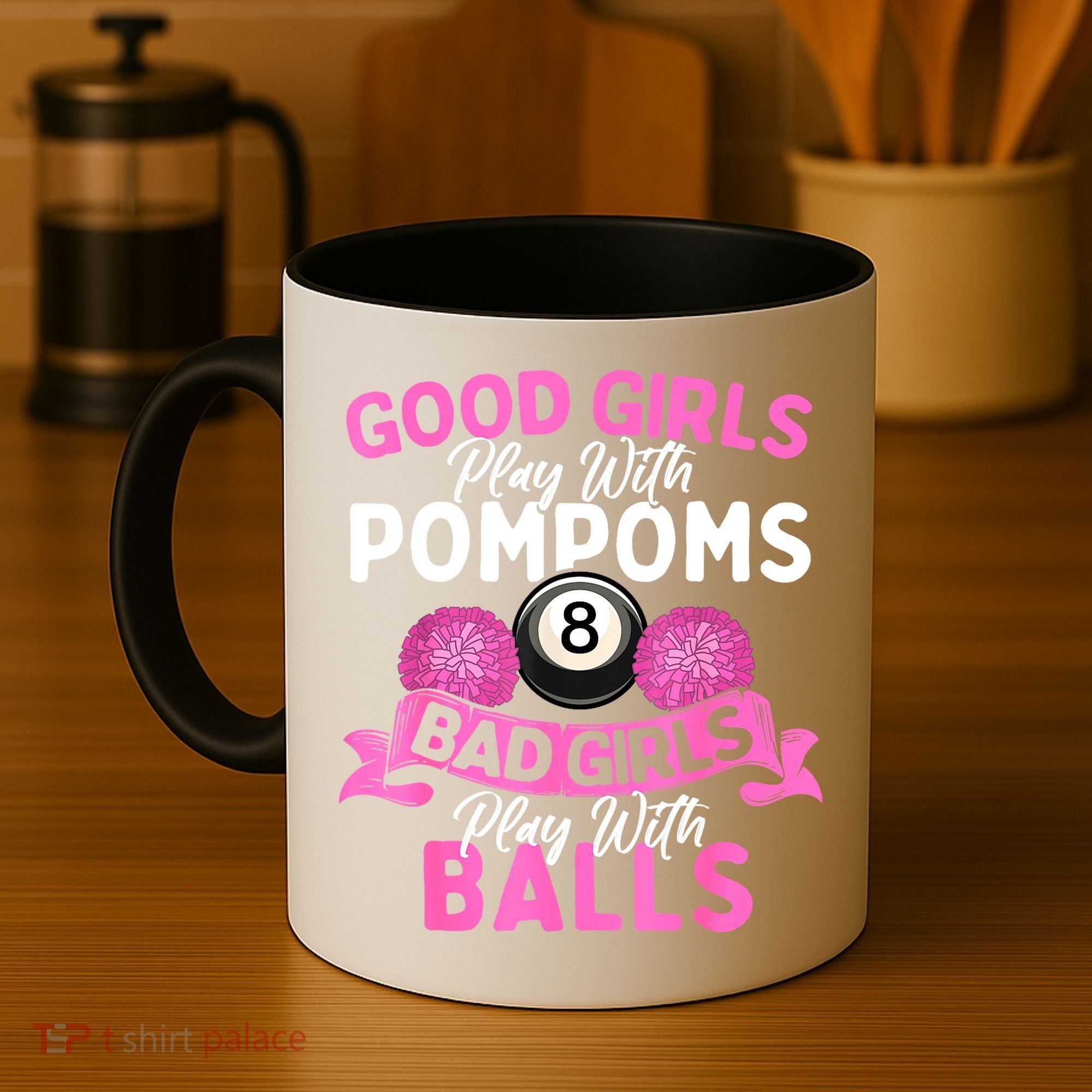 Balls Pool Player Lover Good Girl Play With Billiards Gift Ideas Coffee Mug