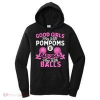 Balls Pool Player Lover Good Girl Play With Billiards Gift Ideas Women's Hoodie thumb 0