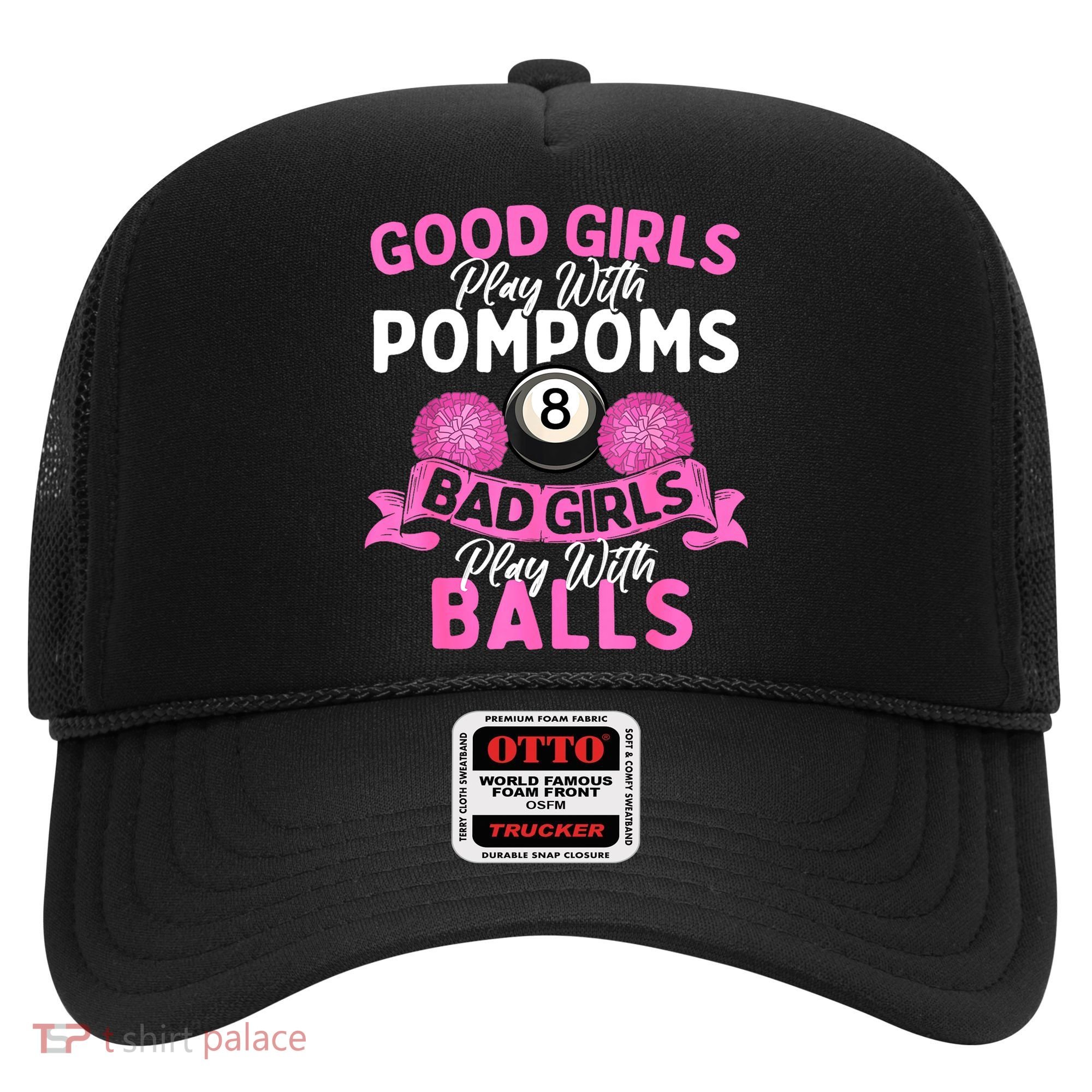 Balls Pool Player Lover Good Girl Play With Billiards Gift Ideas Hat