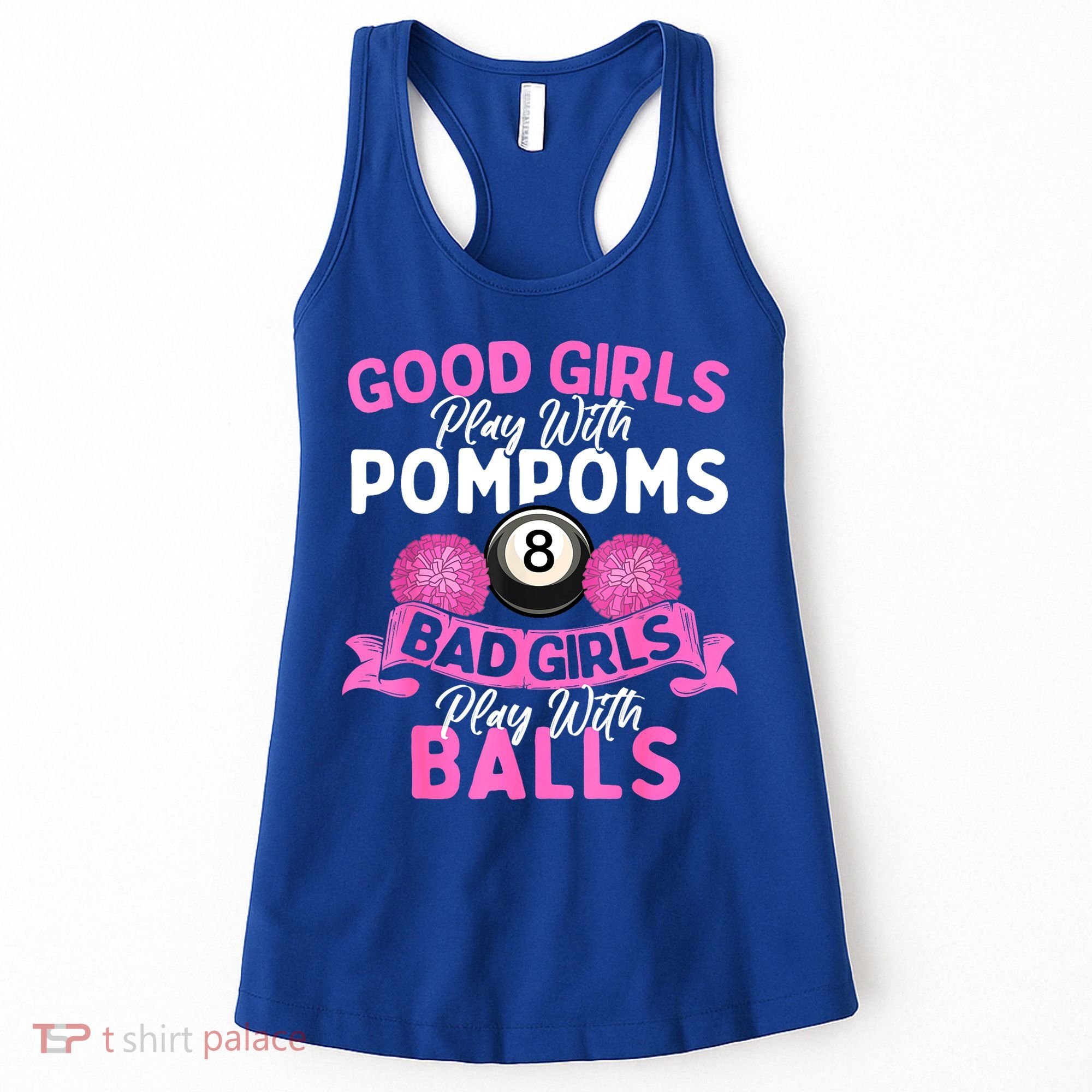 Balls Pool Player Lover Good Girl Play With Billiards Gift Ideas Women's Tank Top