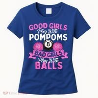 Balls Pool Player Lover Good Girl Play With Billiards Gift Ideas Women's T-Shirt thumb 0