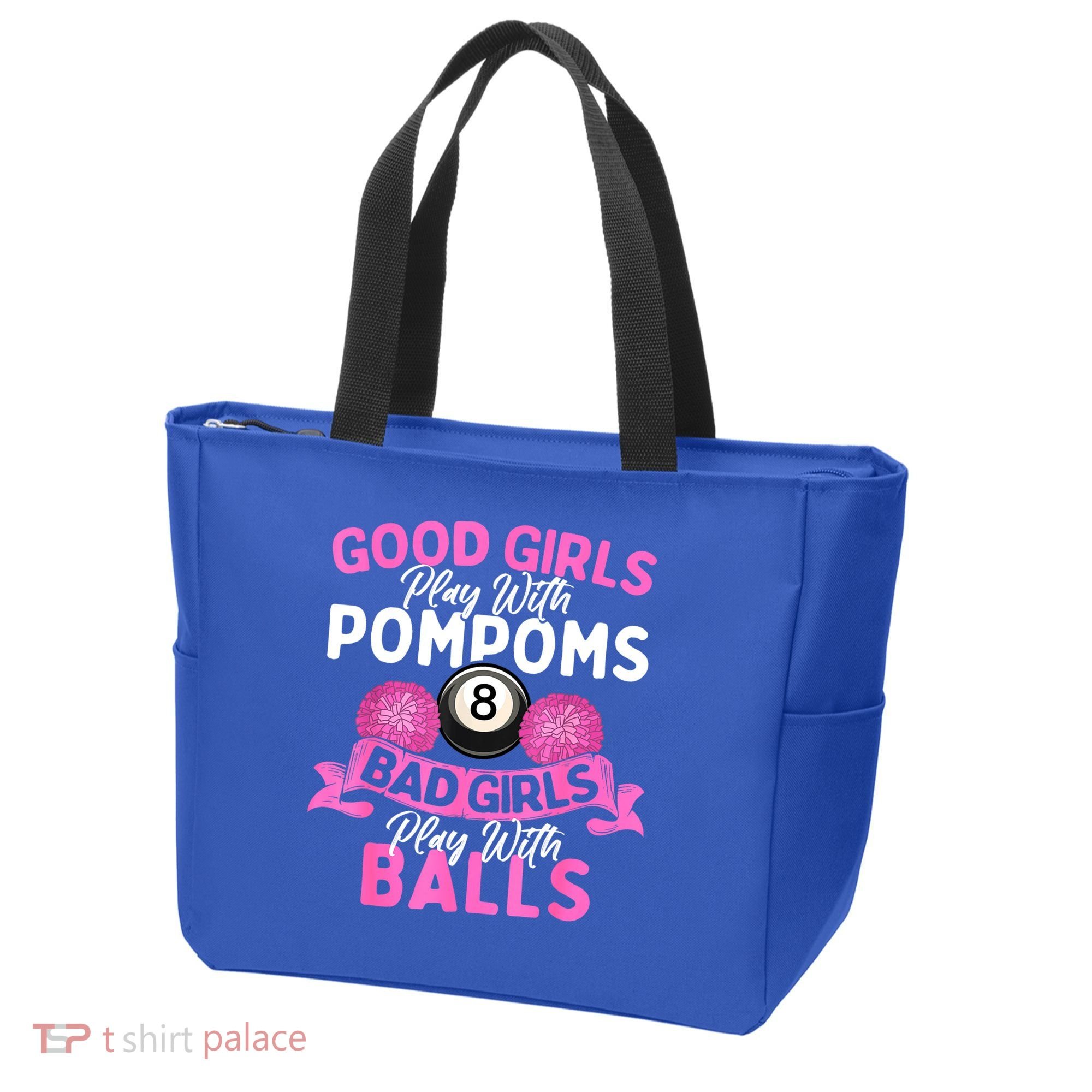 Balls Pool Player Lover Good Girl Play With Billiards Gift Ideas Tote Bag