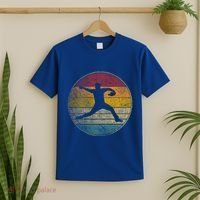 Baseball Pitcher Pitching Ball Glove Retro 70s 80s 90s Gift T-Shirt thumb 2
