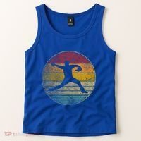 Baseball Pitcher Pitching Ball Glove Retro 70s 80s 90s Gift Tank Top thumb 2