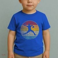 Baseball Pitcher Pitching Ball Glove Retro 70s 80s 90s Gift Toddler T-Shirt thumb 2