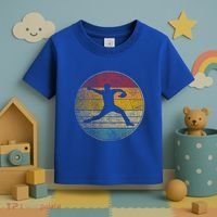 Baseball Pitcher Pitching Ball Glove Retro 70s 80s 90s Gift Toddler T-Shirt thumb 3