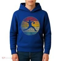 Baseball Pitcher Pitching Ball Glove Retro 70s 80s 90s Gift Kids Hoodie thumb 4