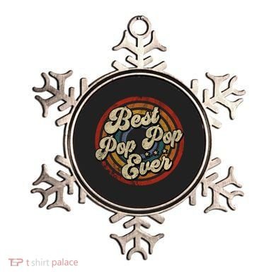 Best Pop Pop Ever Vintage Retro Style Ornament