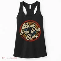Best Pop Pop Ever Vintage Retro Style Women's Tank Top thumb 0