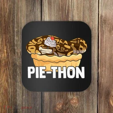 Ball Python Pie Thon Snake Pet Owner Animal Ball Python Coaster