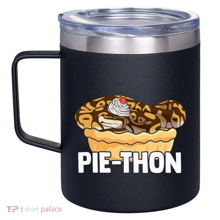 Ball Python Pie Thon Snake Pet Owner Animal Ball Python 12oz Stainless Steel Coffee Mug