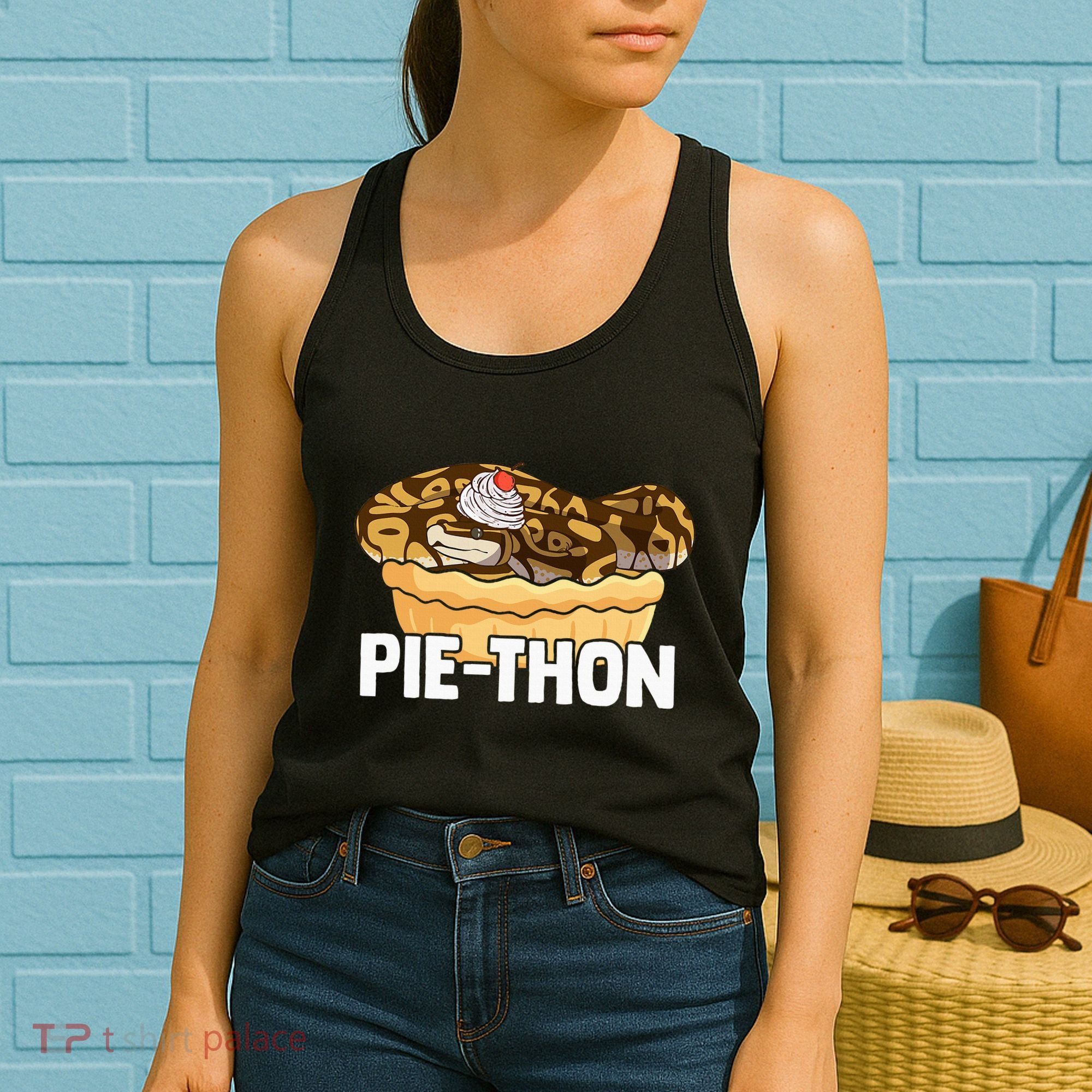 Ball Python Pie Thon Snake Pet Owner Animal Ball Python Women's Tank Top