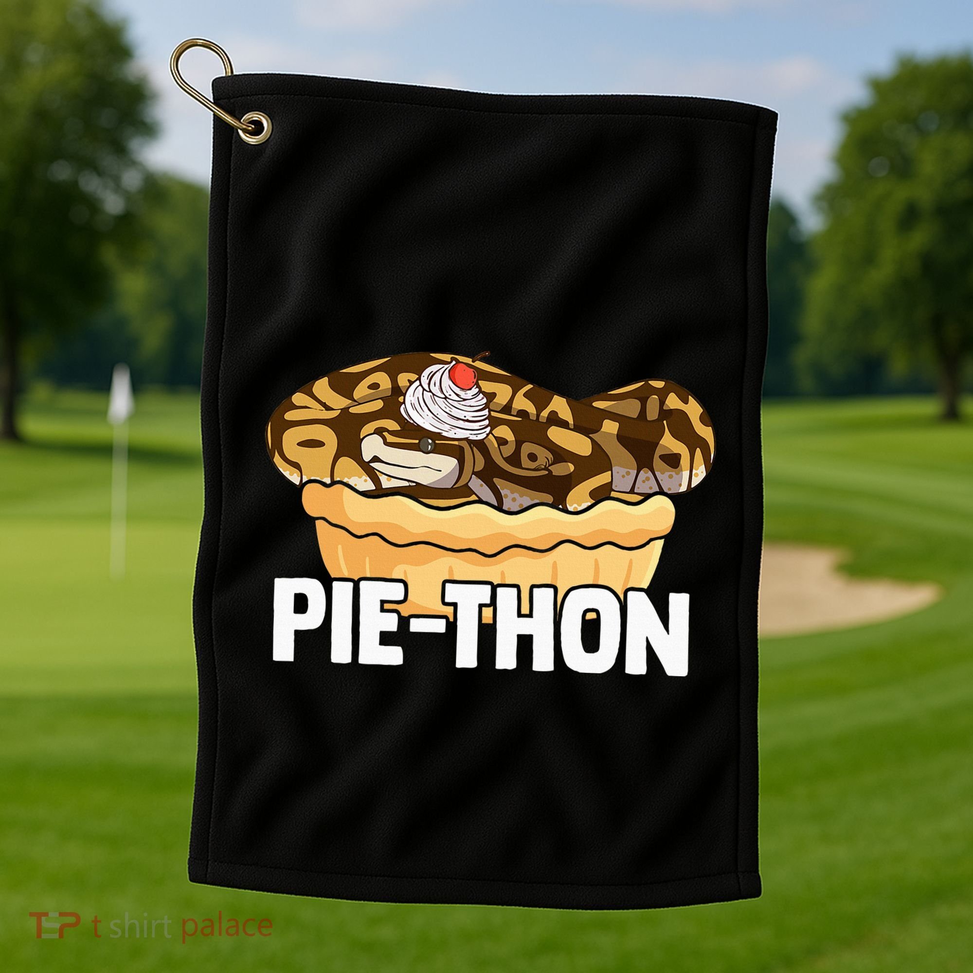 Ball Python Pie Thon Snake Pet Owner Animal Ball Python Golf Towel