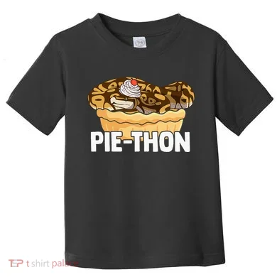 Ball Python Pie Thon Snake Pet Owner Animal Ball Python Toddler T-Shirt