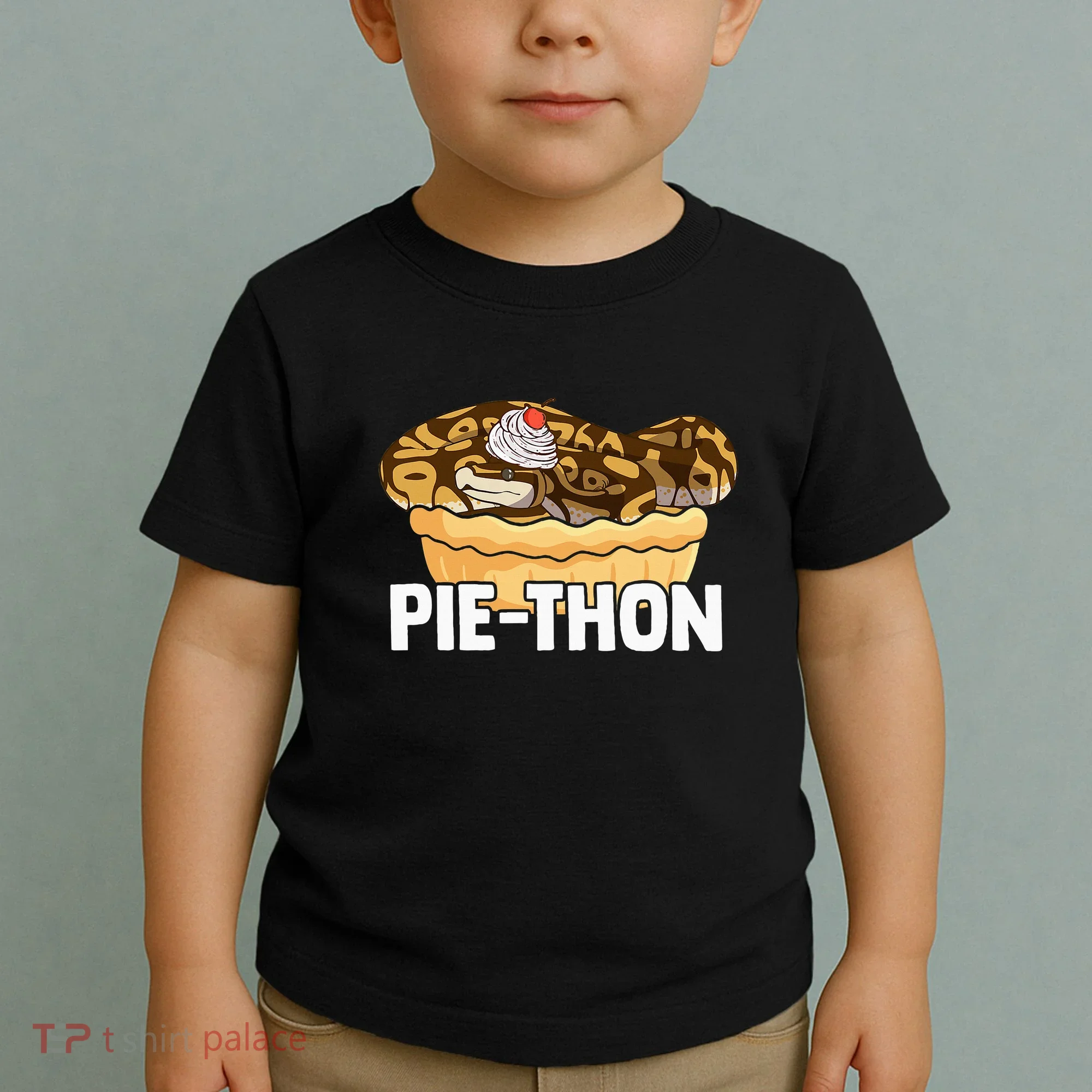 Ball Python Pie Thon Snake Pet Owner Animal Ball Python Toddler T-Shirt