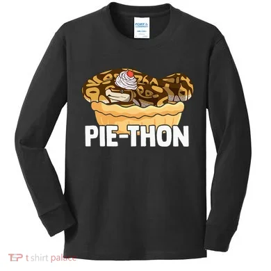 Ball Python Pie Thon Snake Pet Owner Animal Ball Python Kids Long Sleeve Shirt