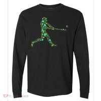 Baseball Player Pattern Comfort Colors Heavyweight Long Sleeve T-Shirt thumb 0