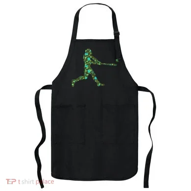 Baseball Player Pattern Apron