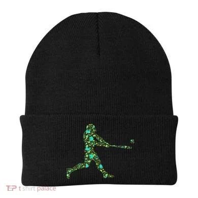 Baseball Player Pattern Beanie