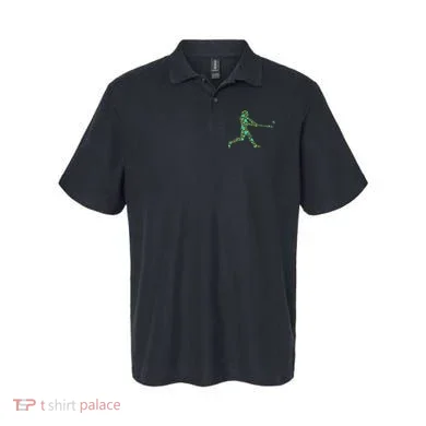 Baseball Player Pattern Polo