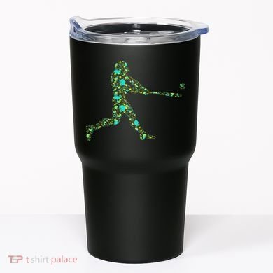 Baseball Player Pattern Tumbler
