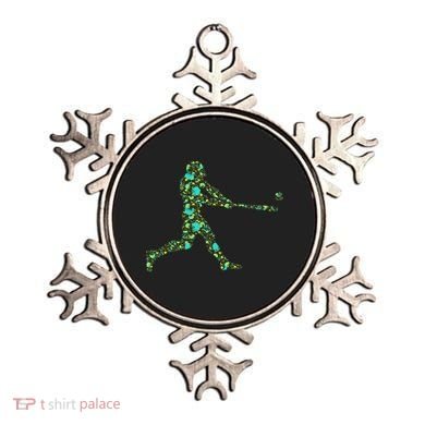 Baseball Player Pattern Ornament