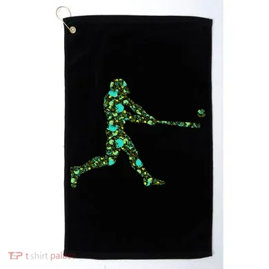 Baseball Player Pattern Golf Towel