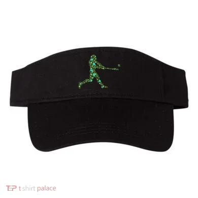 Baseball Player Pattern Visor