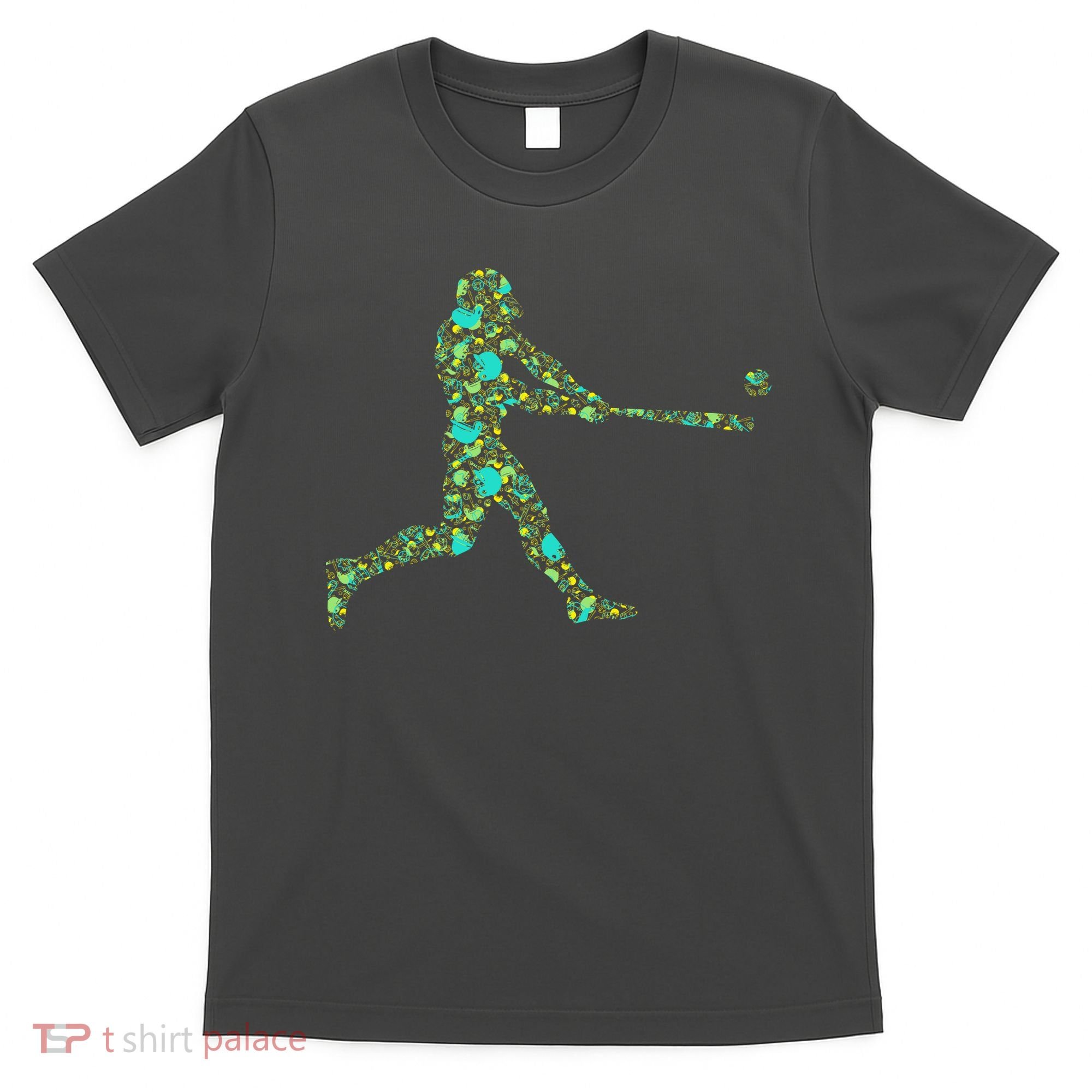 Baseball Player Pattern T-Shirt