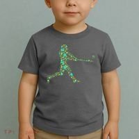 Baseball Player Pattern Toddler T-Shirt thumb 2