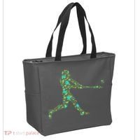 Baseball Player Pattern Tote Bag thumb 2