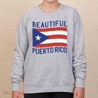Beautiful Puerto Rico Flag Women's Sweatshirt thumb 0