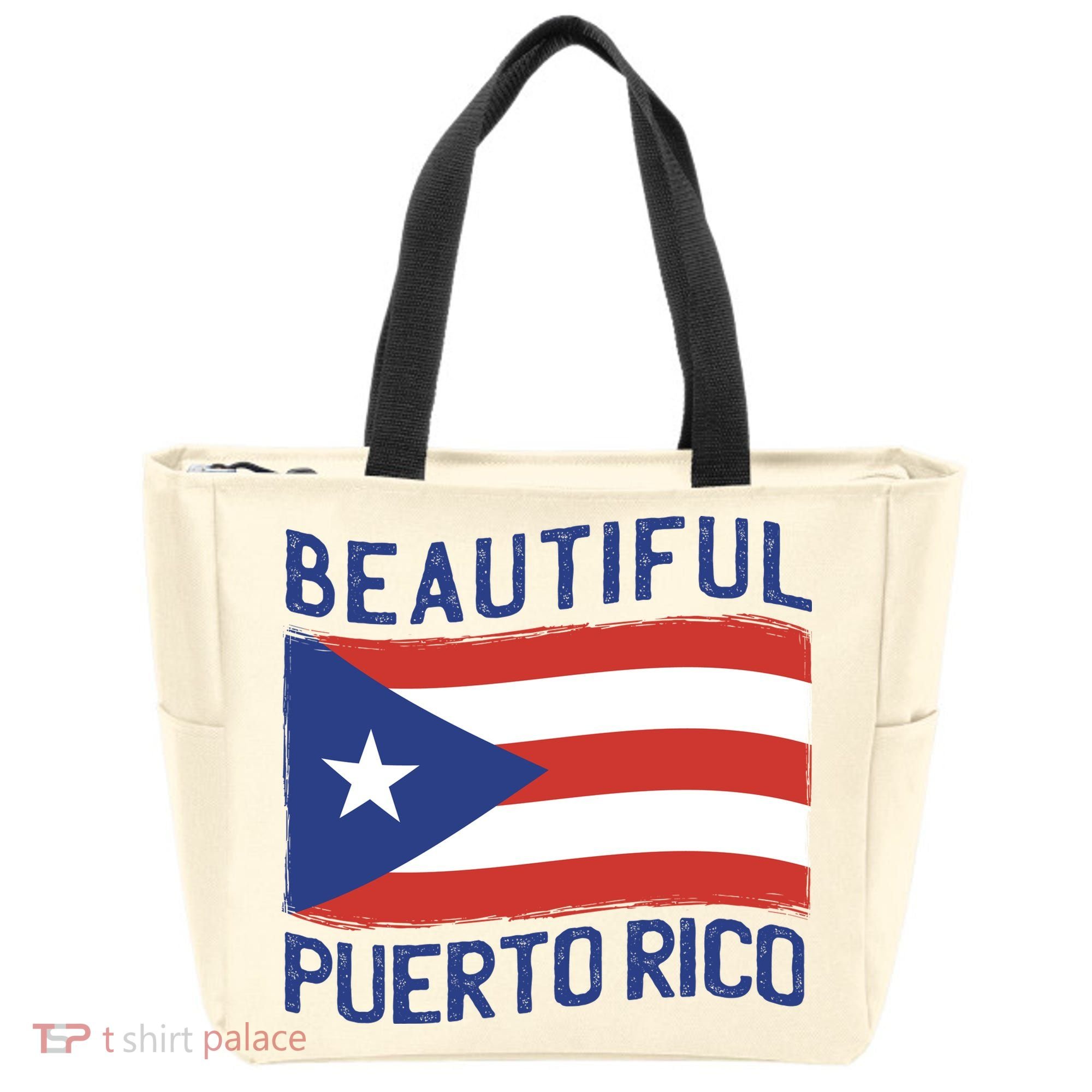 Beautiful Puerto Rico Flag Tote Bag