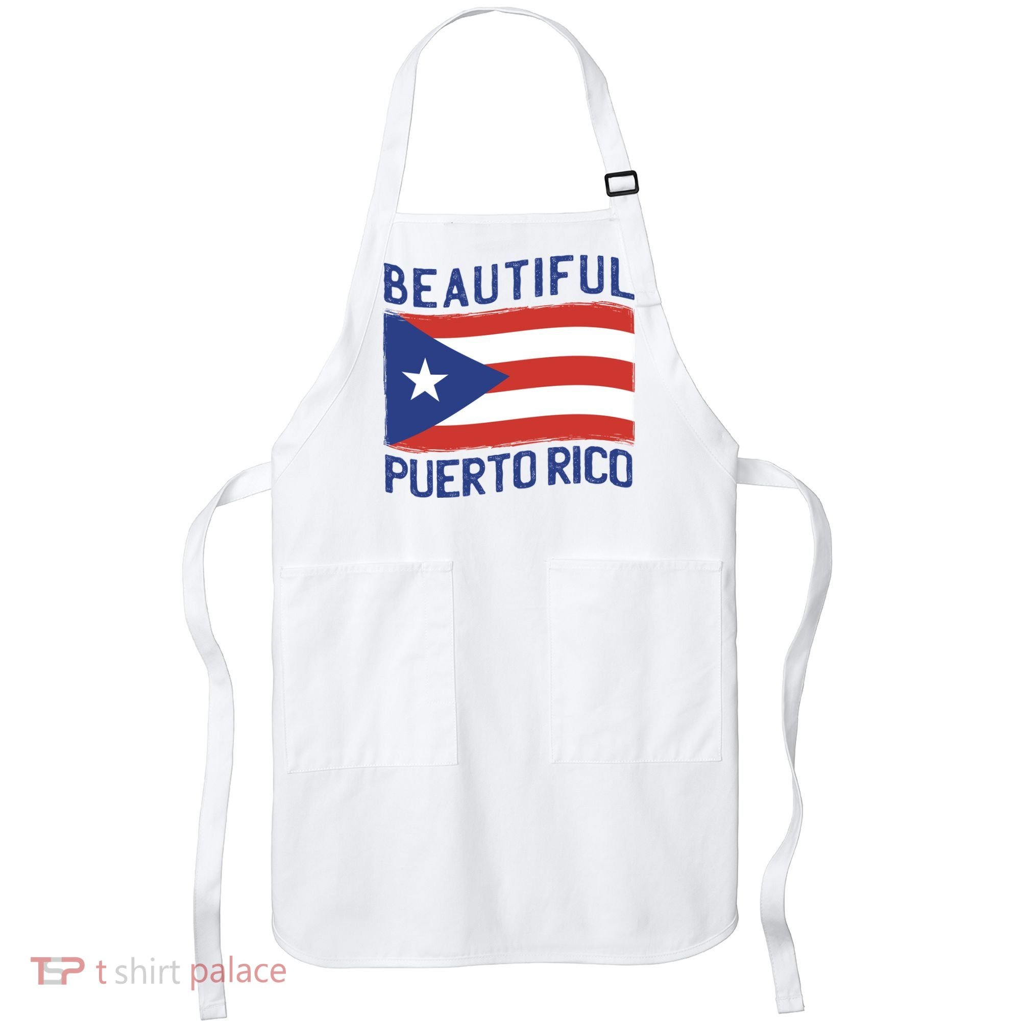 Beautiful Puerto Rico Flag Apron