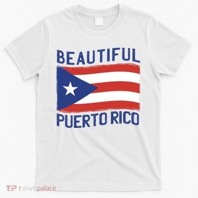Beautiful Puerto Rico Flag T-Shirt