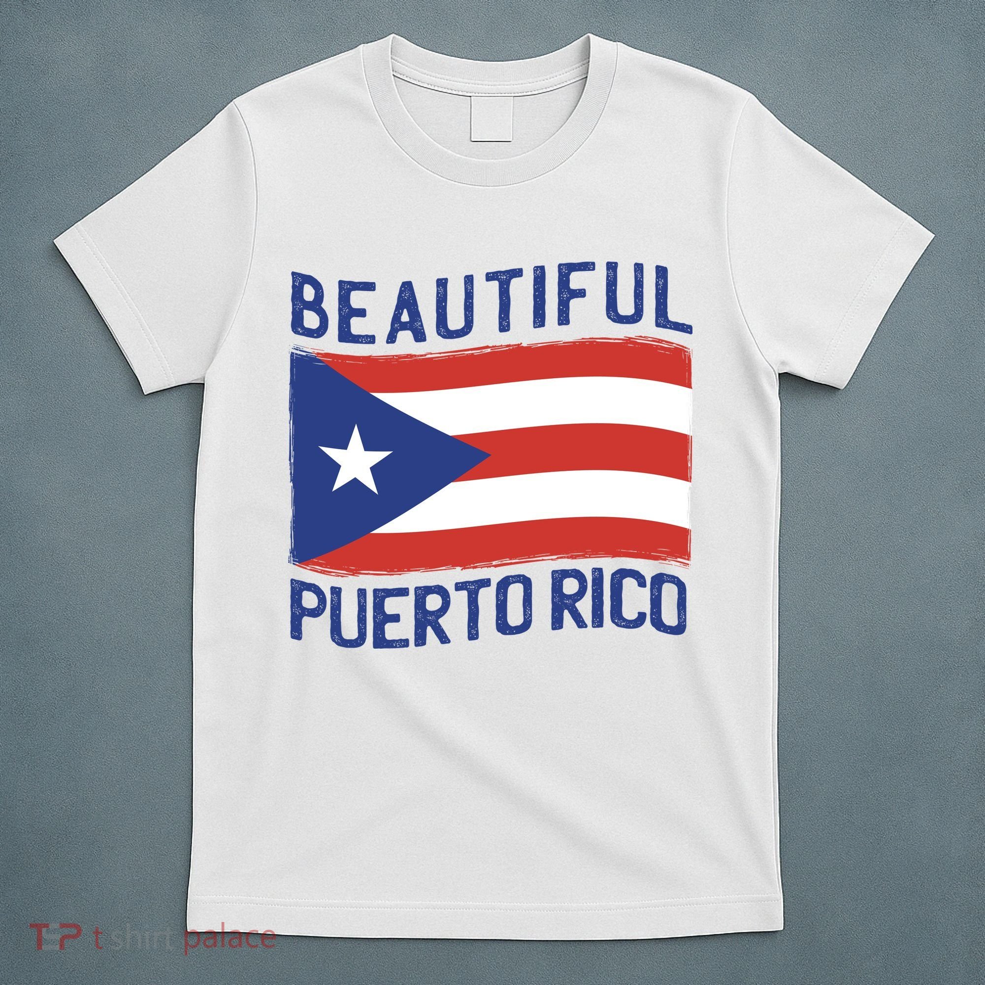 Beautiful Puerto Rico Flag T-Shirt