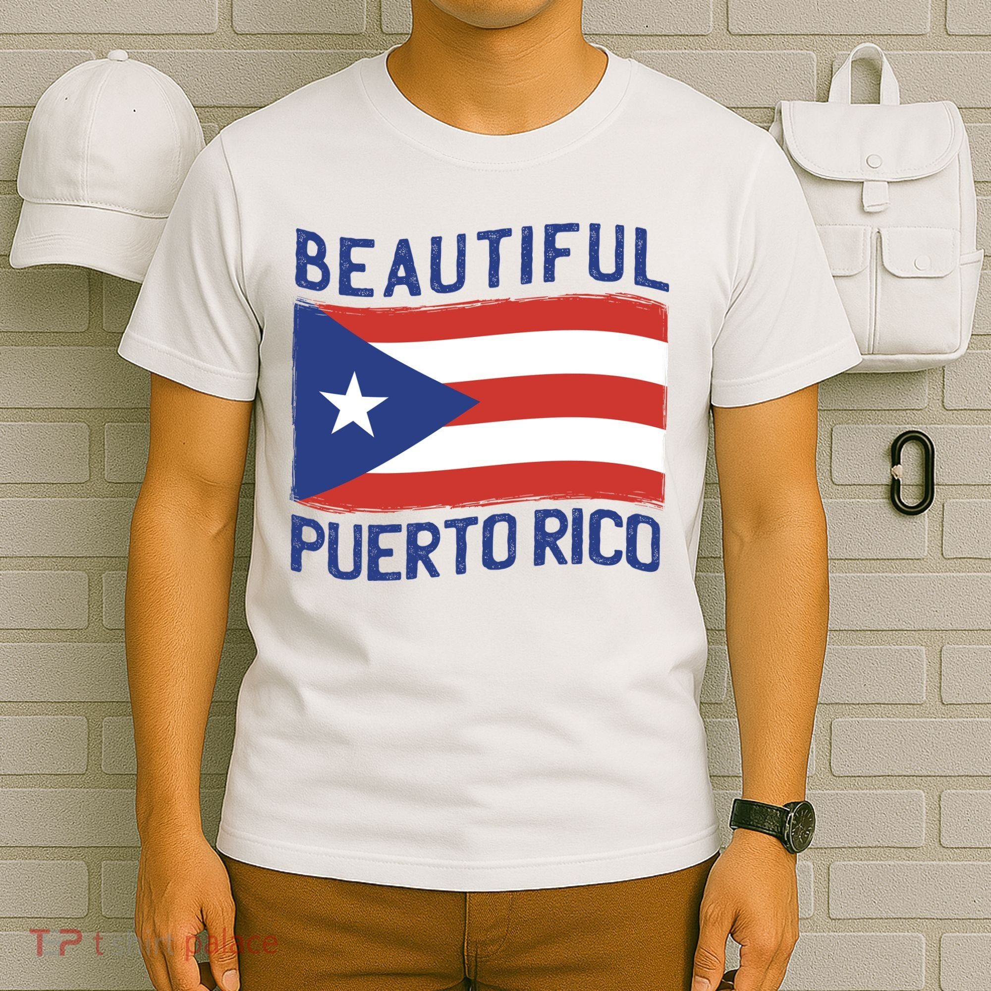Beautiful Puerto Rico Flag T-Shirt