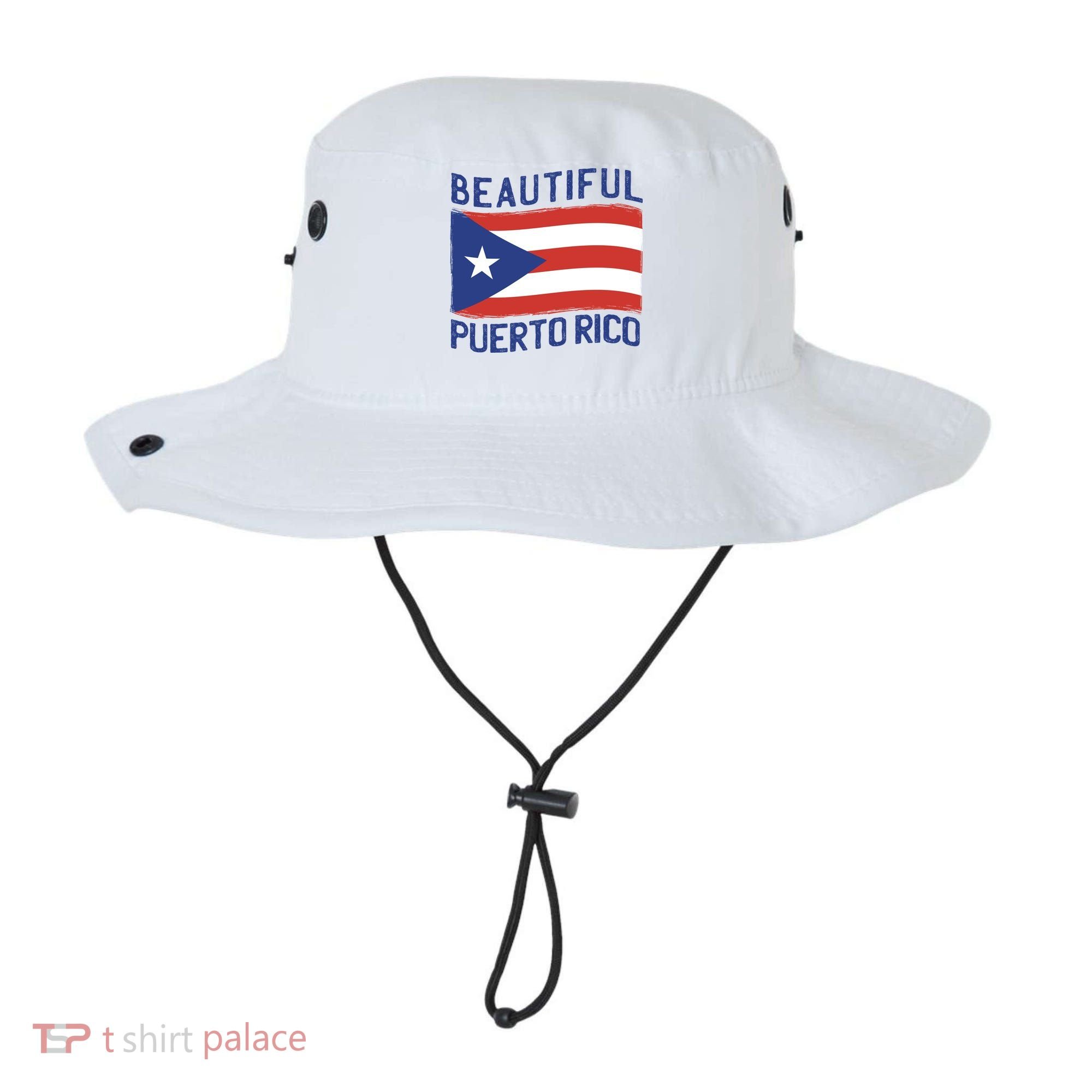 Beautiful Puerto Rico Flag Bucket Hat