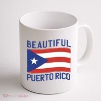 Beautiful Puerto Rico Flag Coffee Mug thumb 1