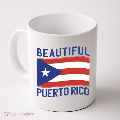 Beautiful Puerto Rico Flag Coffee Mug