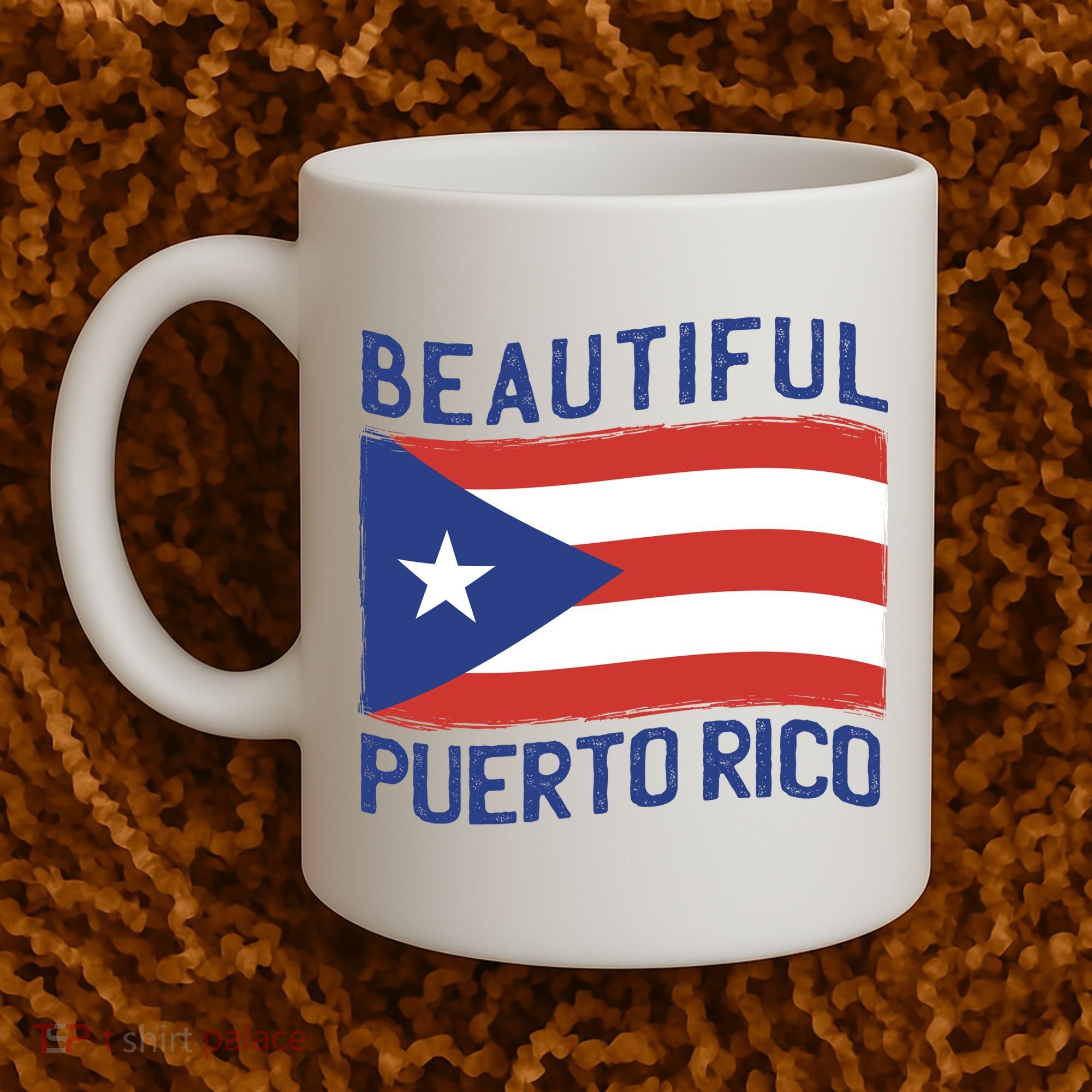 Beautiful Puerto Rico Flag Coffee Mug