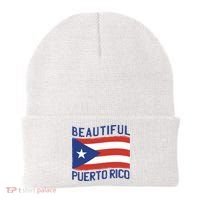 Beautiful Puerto Rico Flag Beanie thumb 0