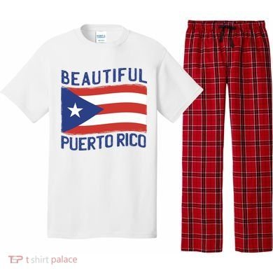 Beautiful Puerto Rico Flag Pajama Set