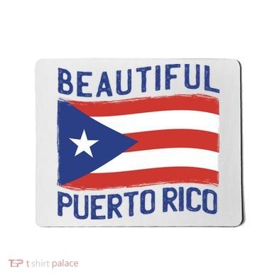 Beautiful Puerto Rico Flag Mousepad