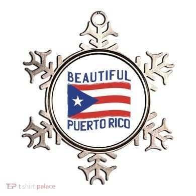 Beautiful Puerto Rico Flag Ornament