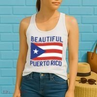 Beautiful Puerto Rico Flag Women's Tank Top thumb 2