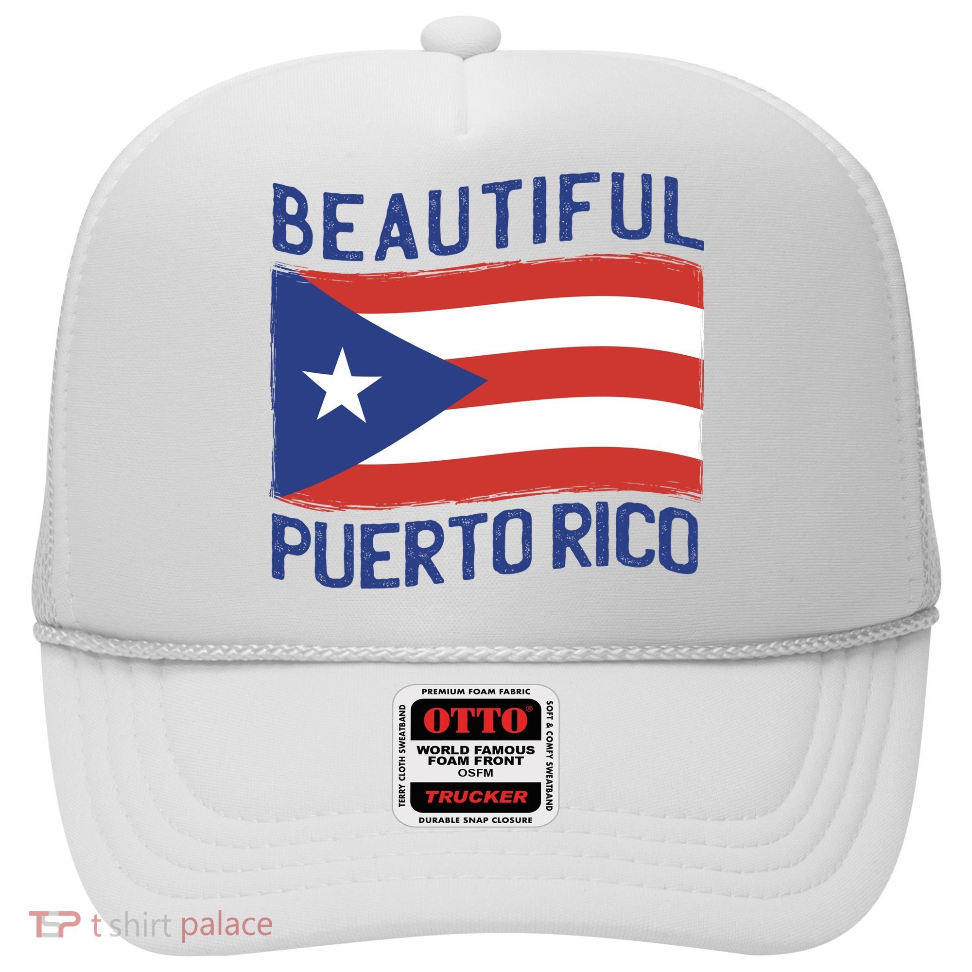 Beautiful Puerto Rico Flag Hat