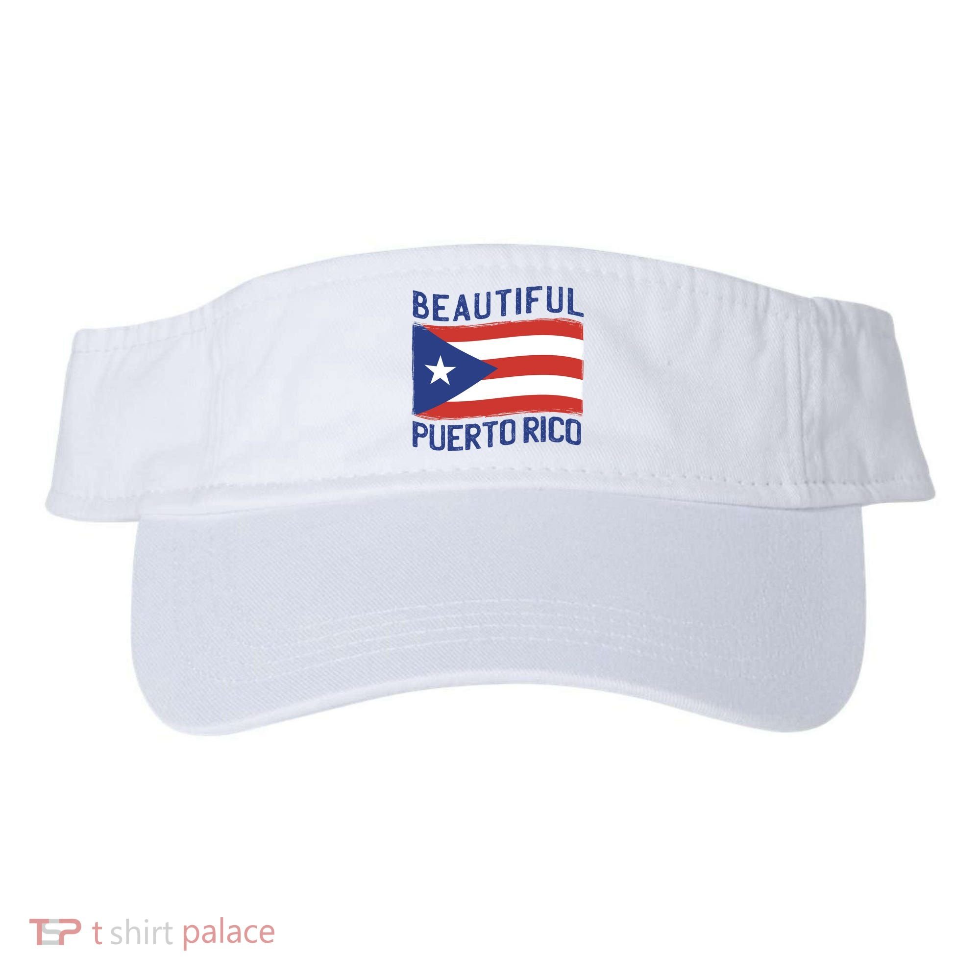 Beautiful Puerto Rico Flag Visor